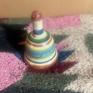 Mexican Pottery Bell (Multicolored)